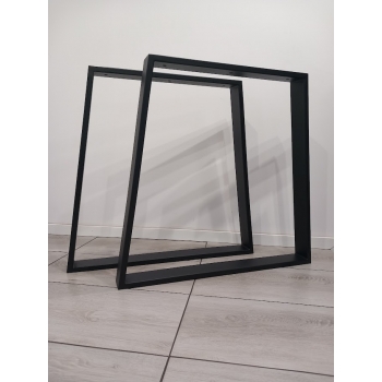 Nogi metalowe trapezowe 80x60x75 PROFIL 8x2cm
